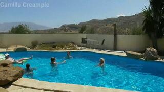 MFFFF Orgy in the Pool