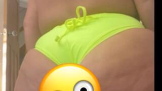 Blonde gets squashed