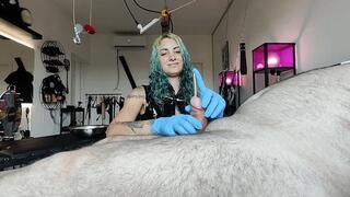 13 minutes hard SOUNDING session by Mistress Lilli