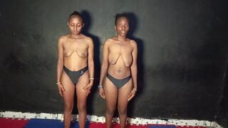 4K Pussy and Tit Catfight Cynthia vs Vonney