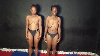 Pussy and Tit Catfight Cynthia vs Vonney