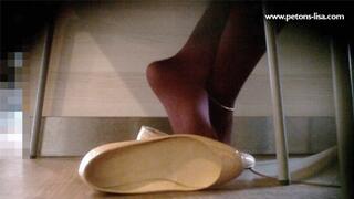 When Cinderella regrets wearing Louboutins - Part 2 (Shoeplay, Heelpopping, Stolen shoes)