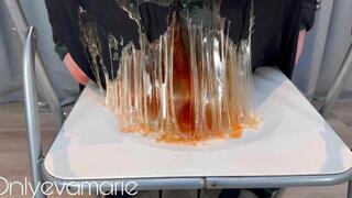 Dirndl Dress Stuck To Chair