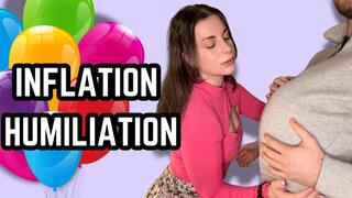 Couple Humiliate You For Being A Big Round Inflated Bimbo Cuck