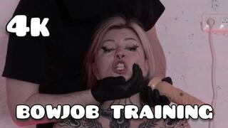 Deep throat and face fucking - blowjob training