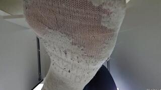 Unaware Giantess Working on Laptop in Socks Pt 10