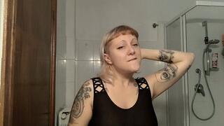 Honking in the bathroom