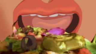 Spirit Shrinks You and Hides You in Girlfriend’s Pizza [FF4A ASMR vore shrinking size difference digesting dark]