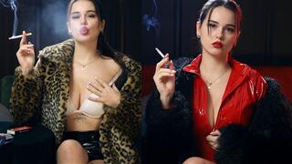 Noemi cute heavy smoker