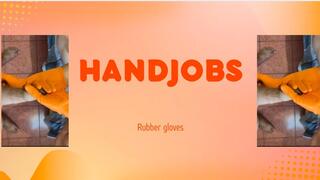 orange rubber handjobs