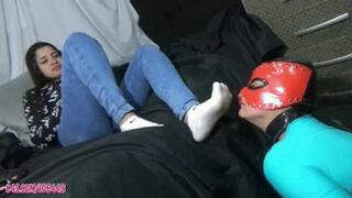 Dirty Shoes and Sock Smelling (Lezdom) by Sabrynna # SD MOBILE - Girls Fetish Br -