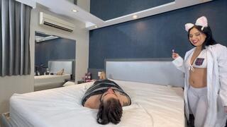 CUTE NURSE FART ATTACK BY LILLY AND DANIEL SANTIAGO CAM By ALINE FULL HD