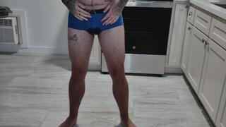 Tattoo Boy Wetting his big boy underwear