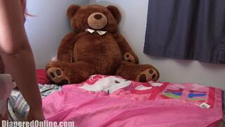 Red: Soaks Diaper, Masturbates with Hitachi