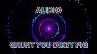 GRUNT YOU DIRTY PIG