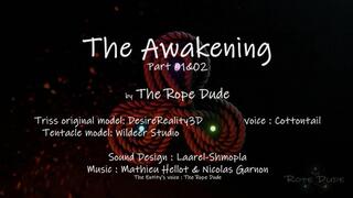 The Awakening (official) Triss Merigold masturbate tied up and have sex with tentacles