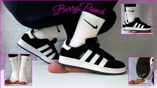 Adidas Campus And Nike Socks Cock Trampling - Cock Crush - Sockjob - Shoejob - CBT - 1080HD