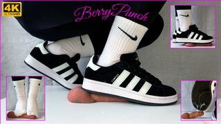 Adidas Campus And Nike Socks Cock Trampling - Cock Crush - Sockjob - Shoejob - CBT - 4K