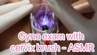 Gyno exam with cervix brush - ASMR