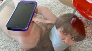 Gorgeous Housewife Alison Massively Taped Up, Panty Gagged, Stripped Nude and Squirming around her Entire House! RE EDIT 2024