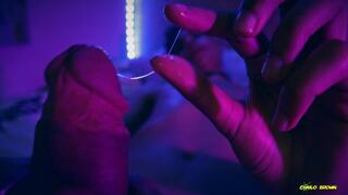 Magic C Jerking His Big Twink Cock Results In Lots Of Precum And Thick Cum Loads