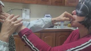 Hand Licking and Biting Fetish