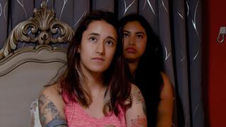 Claudia is a very sporty girl; but she is also horribly ticklish from armpits to feet!