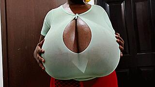 Maja meets Coco Part 1 - The Keyhole Cleavage Cut with Super Busty Coco (Clip No 2796 - mp4 version)