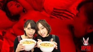New Year’s Eve Special, Soba & Hot Pot Drinking Party - Cute Naughty Lesbian Play Yua Nanami & Ameri Hoshi