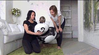 Sit on your body and on your head Lan