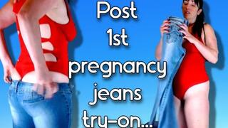 Post Preggo Jeans Try On