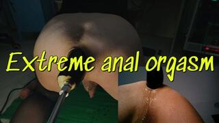 Anal orgasm fuck machine