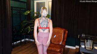 Leggings-Arsch Anbetung Countdown JOI