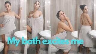 Shower with bush three months