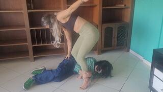 Girl Holding My Legs