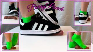 Cock Trampling Green Socks - Cock Crush And Cum Play Adidas Campus - Cockbox - Cock Crush - Shoejob - Sockjob - 10080HD