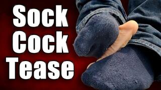 KingMarti: Sock Fetish Foot Job: Teasing Balls & Rubbing Cock till Explosive Load