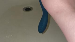 naughty virgin makes such a big mess in the bathtub