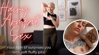 Hairy Armpit Sex from Your Trans Boyfriend - Jaq Quicksilver - Your FtM bf surprises you with sexy, hairy armpits for you to fuck - POV, hair, musk, smell, muscles, flexing, twunk - 4k mp4