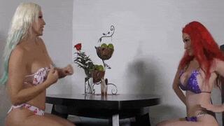 Janine vs Justice: Arm Wrestling