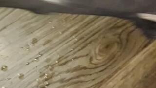 After the party this sexy blonde sucks my cock and puts it in her ass to have intense orgasms