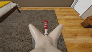 POV Merciless Milking while tied on a chair