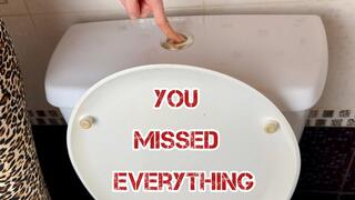 FILLED THE ENTIRE TOILET WITH GOLDEN PISS, BUT YOU WERE LATE WHEN I WAS PEING 4K ENG SUB