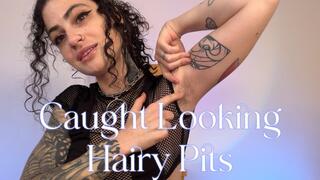 Caught Looking Hairy Armpit JOI - 180 HD MP4 Featuring Lydia Black Hairy Goth Girl Laughs at You and Smells Her Pits