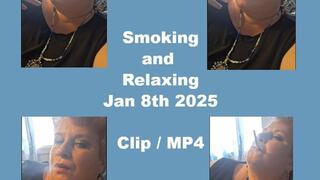 Smoking and relaxing January 8th 2025