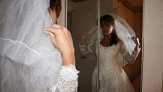 Wedding Day - Part 1 - WIFE REINACTS BLK BULL BREEDING HER BEFORE WALKING DOWN AISLE
