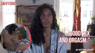 Ersties: Caroline Rubs Herself Down Before Grabbing a Dildo