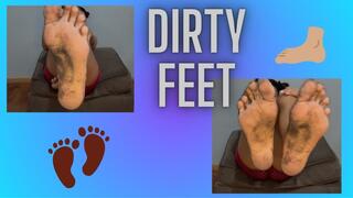 Dirty feet silver