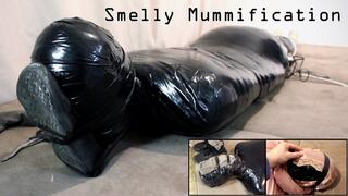 Smelly Mummification | Mummified tightly and made to smell dirty panties and socks