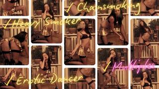 Alexandra: Half Pack Multiples during Erotic Dancing